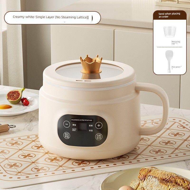 

Рисоварка с низким содержанием сахара, разделение риса и супа, электрическая мармитница для дома, электрический котел, рисоварка для приготовления, интегрированные многофункциональные рисоварки 2.0 White smart single layer