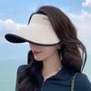 Summer Fashionable Anti UV Sun Protection Visor Large Brim for Men and Women Sun Protection Hat