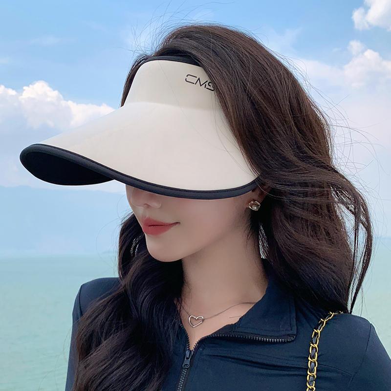 Summer Fashionable Anti UV Sun Protection Visor Large Brim for Men and Women Sun Protection Hat