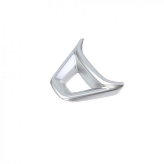 Silver Car Steering Wheel Decor Cover Trim For Chevrolet Trax 2023 2024 2025