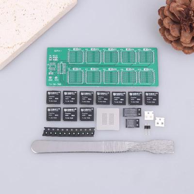 Bga Chip Soldering Practice Board Kit Decimal Flowing Lights Teaching Practical Training Soldering Practice Loose Parts