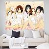 LightOn Girls background cloth twodimensional girl bedroom dormitory decoration homestay bedside atmosphere anime tapestry