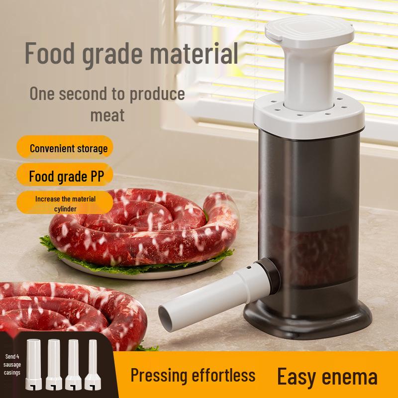 Manual Household Sausage Stuffer and Casing Tool