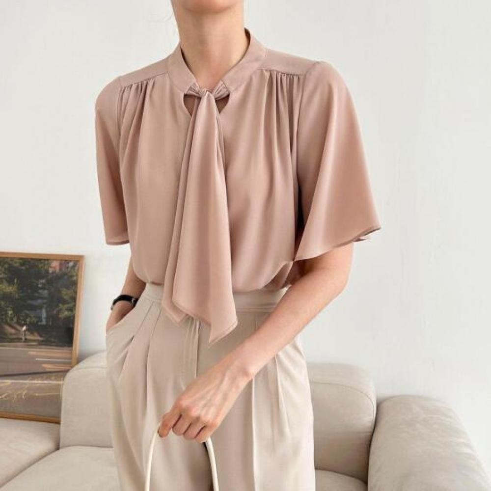 New ArrivalS Open Run Women S Amilo Tie Ribbon blouSe Summer