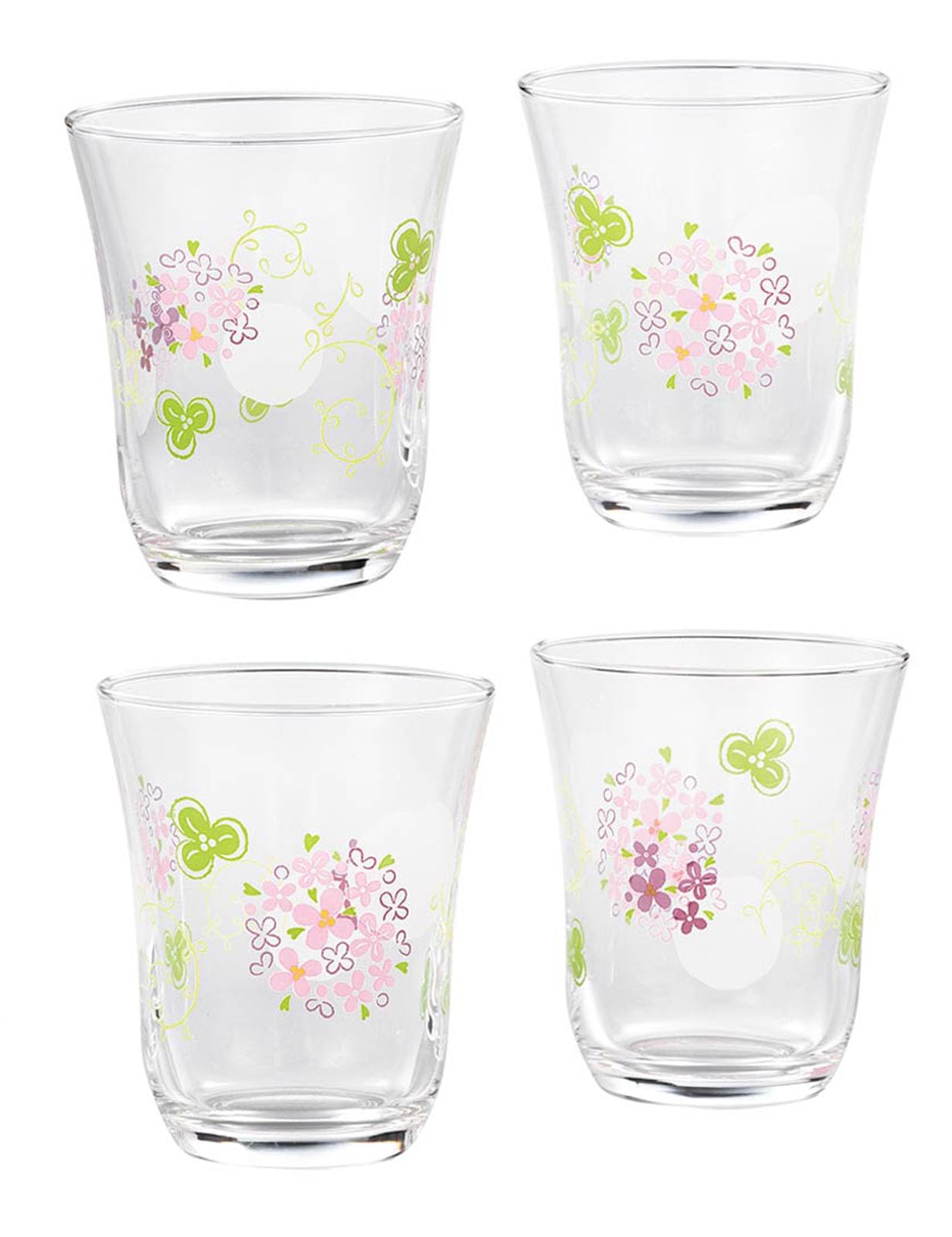 

Toyo Sasaki Glass Tumbler Glass Decor Line Tumbler Set Flower Violet 230ml Made in Japan Dishwasher Safe Glass Set Glass Cup Juice Glass Beer Glass