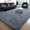 1pc Luxurious Rectangular Shaggy Plush Carpet Rug - Soft, Fluffy,Perfect for Living Room Sofa, bed Room, Home High-end Decorative, Easy to Clean