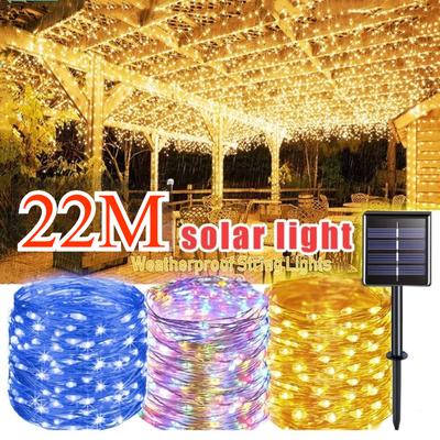 50/100/200 Led Solar Fairy String Lights Christmas Lights Waterproof Outdoor Garland Solar Power Christmas for Garden