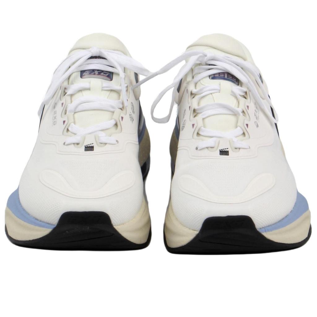 Li-Ning Chao Yue 8 Trendy Versatile Supportive Rebound Low-Top Casual Shoes Men Casual Shoes White Blue AGLU007-2