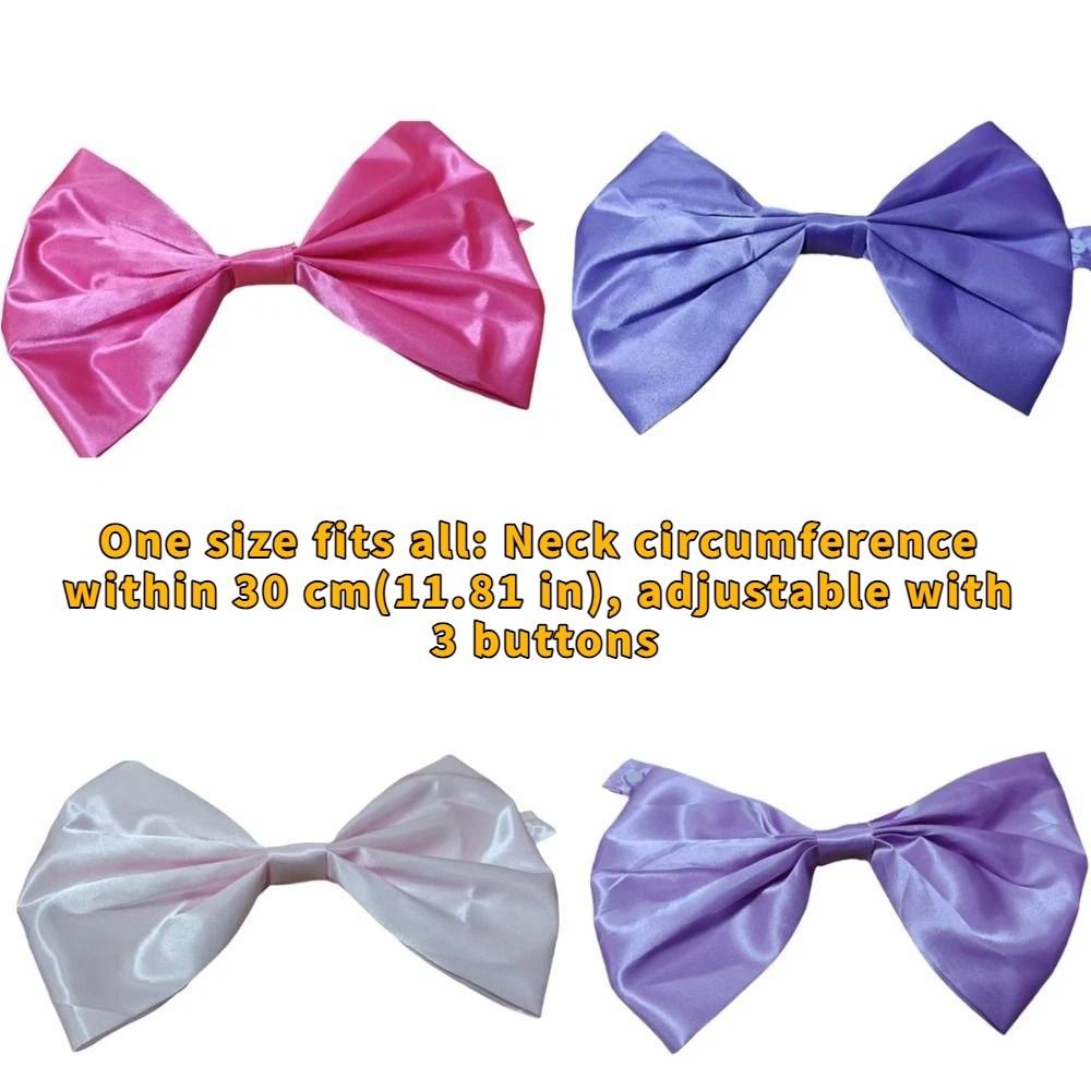 Cat Necklace Bow Adjustable Cat Bow Headwear Elegant Decorative Pet Necklace Formal Pet Tie Scarf Wedding Party