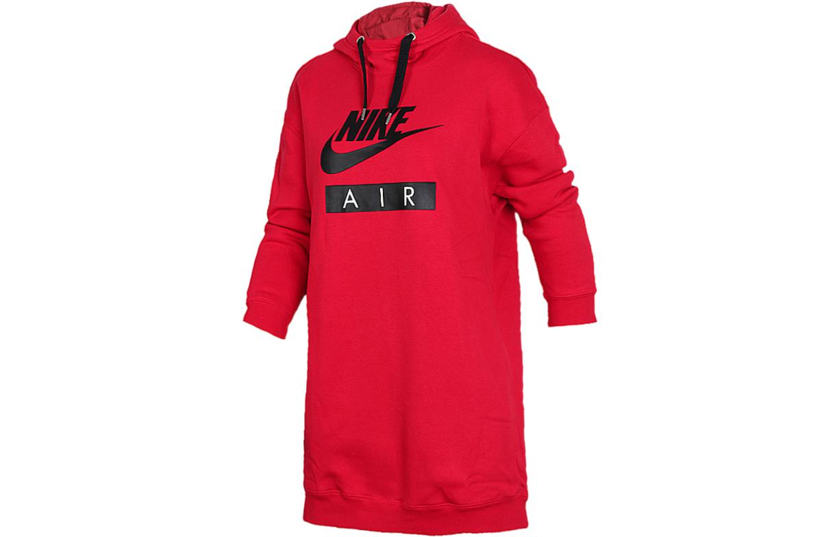 Nike Sweatshirts Women s Red Hooded Moderate Other AH0236-657 L