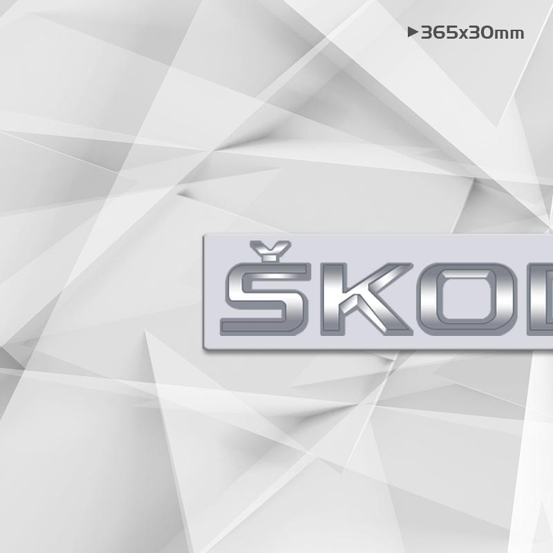Für Chrome Silber SKODA 4x4 YETI FABIA RAPID SUPERB OCTAVIA KODIAQ KAROQ Emblem Auto Karosserie Kofferraum Kotflügel 3D Aufkleber Styling