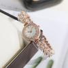 Mermaid Women's Watch Luxury Bracelet Watch with Rhinestone Dial Rose Gold Adjustable Band