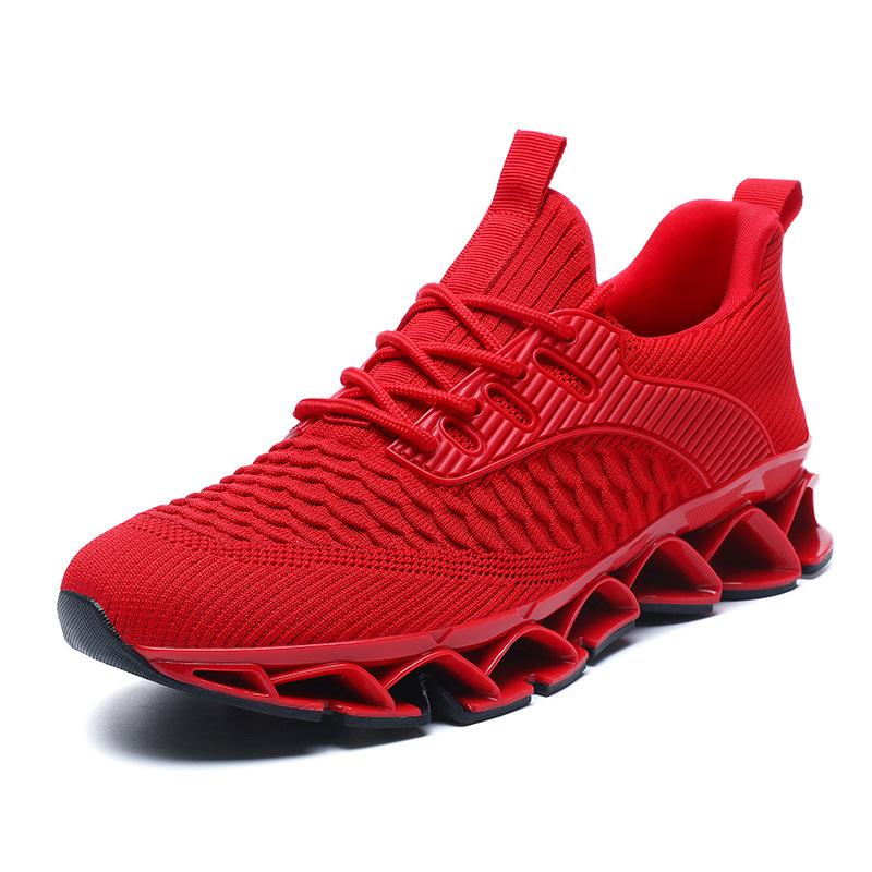 Outdoor men's shoes blade shoes new large size autumn fly-woven mesh student sports and leisure running shoes