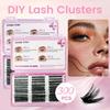 Natural Look False Eyelashes 10-18mm Length DIY Lash Extension Kit  Makeup Enhancement