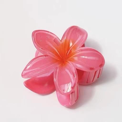 Fashion Egg Flower Hair Clips for Women Bohemia Style Flower Large Hair Claw Hairpin Beach Vacation Girls Hair Accessories