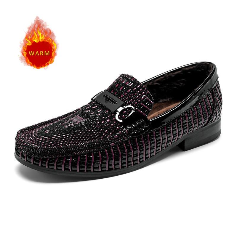 

Модная весенняя горячая распродажа Роскошные банкетные туфли винно-красного цвета Высококлассные мужские деловые туфли Вельветовые мужские лоферы Удобные 47