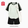 MINISO Women's Short Sleeve & Shorts Sportswear Set