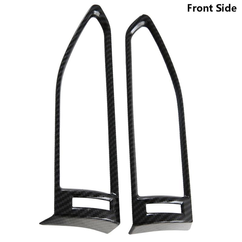2pcs ABS Imitate Carbon Fiber Front Side Air Vent Cover For Subaru Crosstrek  2024 Front Up Upper Air Vent Cover