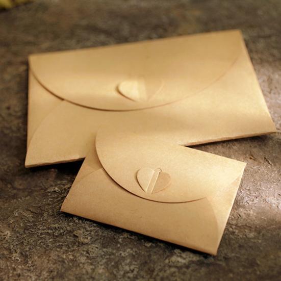 10Pcs Recycled Kraft DIY Paper Letter Envelopes Scrapbooking Greeting Card Gift