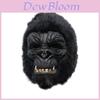 Spooky Haunted House Decorative Props Featuring A Realistic Gorilla Dress Hood Mask For Halloween Celebrations