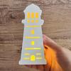 Silicone Lighthouse Mold Resin Plaster Candle Making Mold Summer Beach Theme Handmade Artwork Mold Flexible DIY Craft Tools
