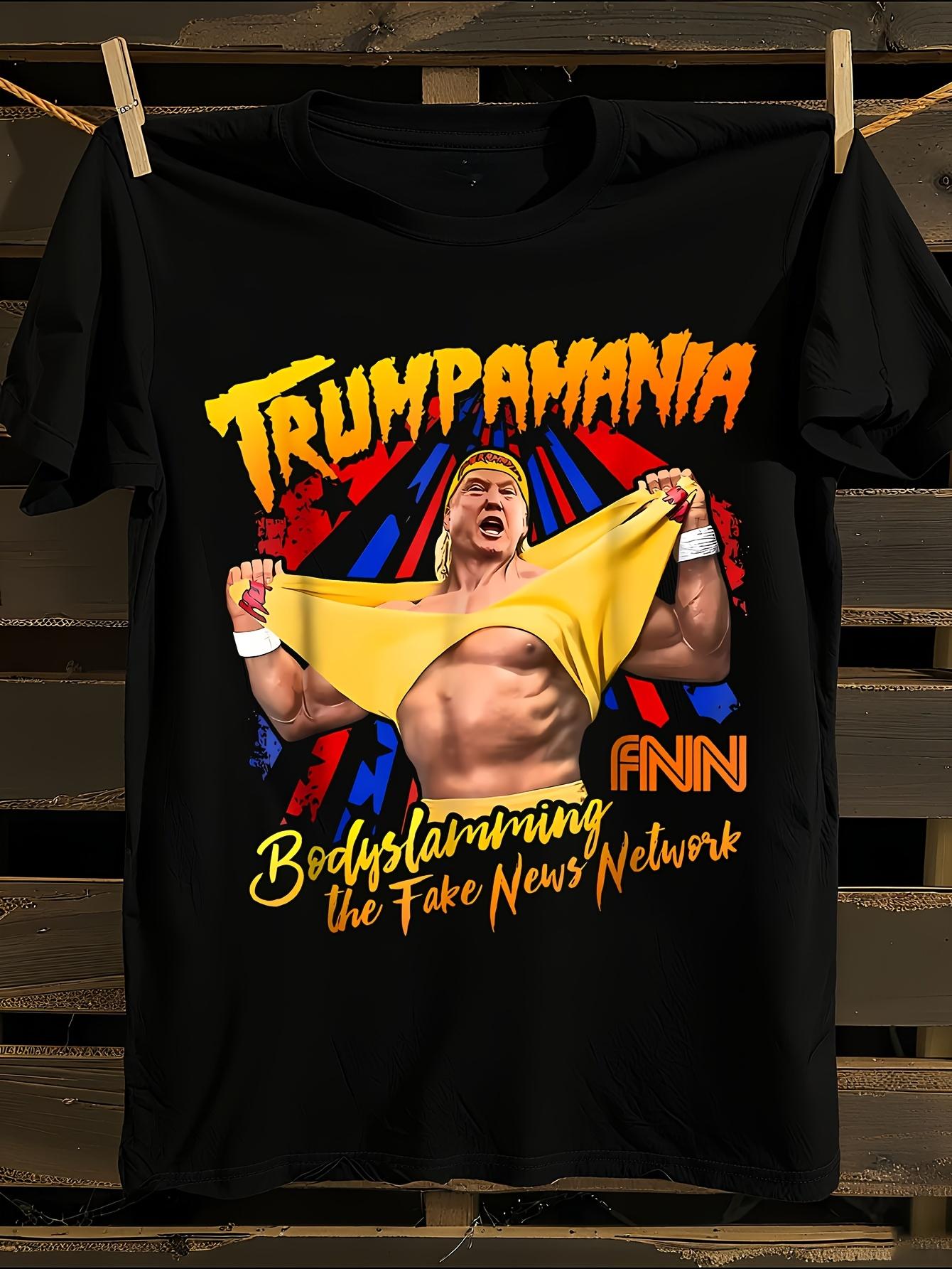 Funny Political Wrestling Meme T-shirt L
