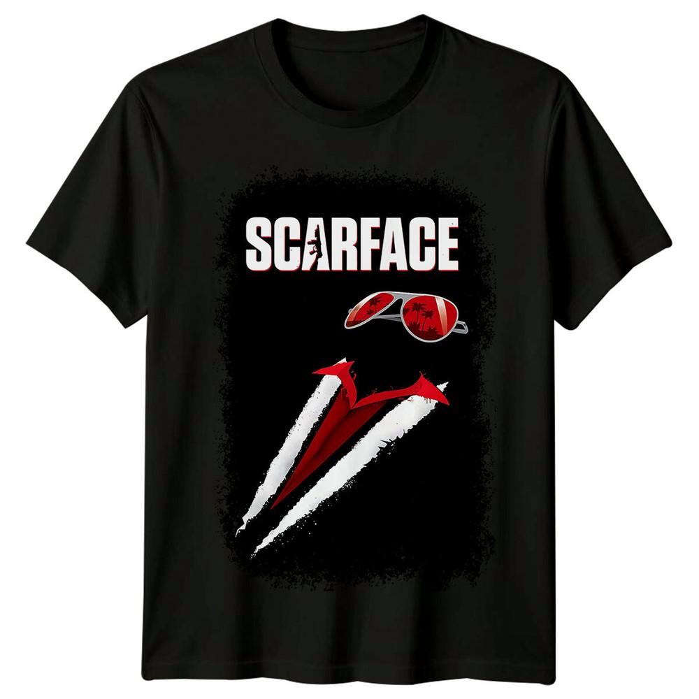 

Лицо со шрамом (1983) Футболка в стиле кинопостера, ретро 80-х, унисекс S