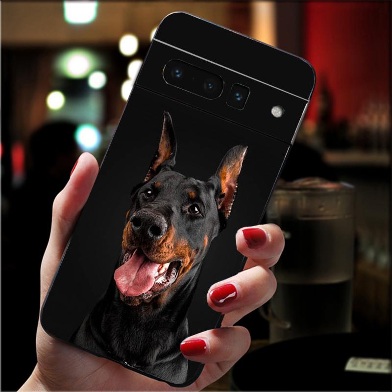 Doberman Dog Animal Phone Case For Google Pixel 10 Pro 9 Pro XL 9A 8 7 6 Pro Pixel 8A 7A 6A Pixel 8 7 6 5