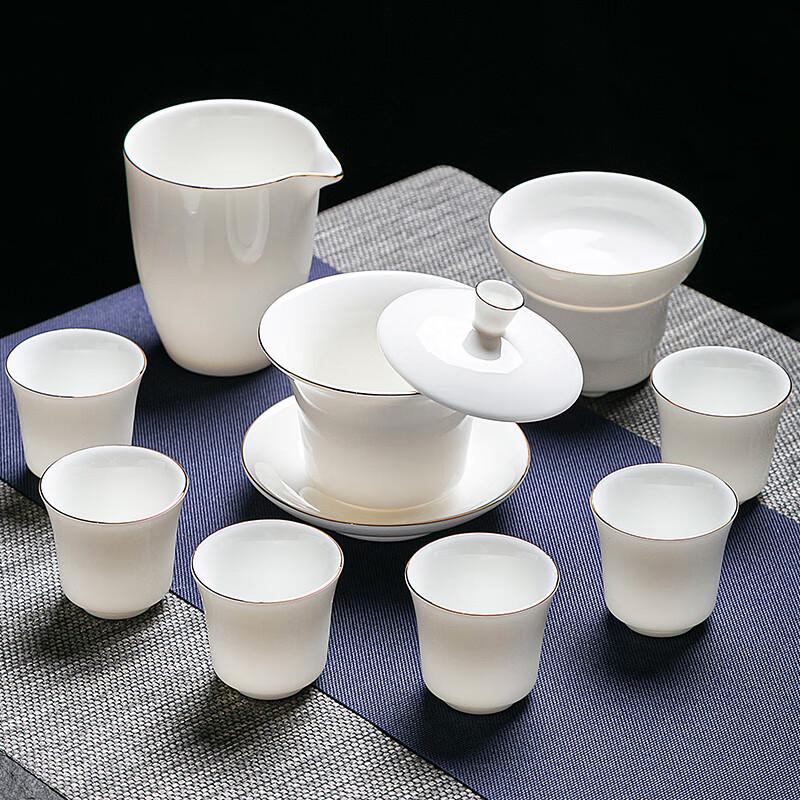 White Porcelain Kung Fu Tea Set