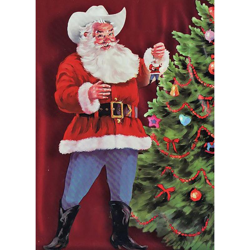 DIY Santa Claus 5D Diamond Painting Full  Round Drill Christmas Diamond Embroidery Mosaic Home Decor Wall Art