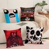 Game The BBinding Of Isaac Cushion Cover Silky Short Plush Invisible Zipper Dustproof Sofa Pillow Case for Home Decor