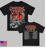 Cannibal Corpse Północnoamerykańska Trasa 2025 Merch Graveside 2025 Koszulka z Trasy Koszulka Unisex
