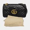[Pre-Owned] Gucci GG Marmont Small Matelassé Shoulder Bag 'Black' - Very Good #5VX2O9
