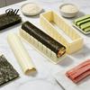 Heart Shaped Sushi Maker Press Molds Roll for Beginners Compact Mold Set with Square Round Shapes Easy DIY Making Kit Quick Meals Mess-free