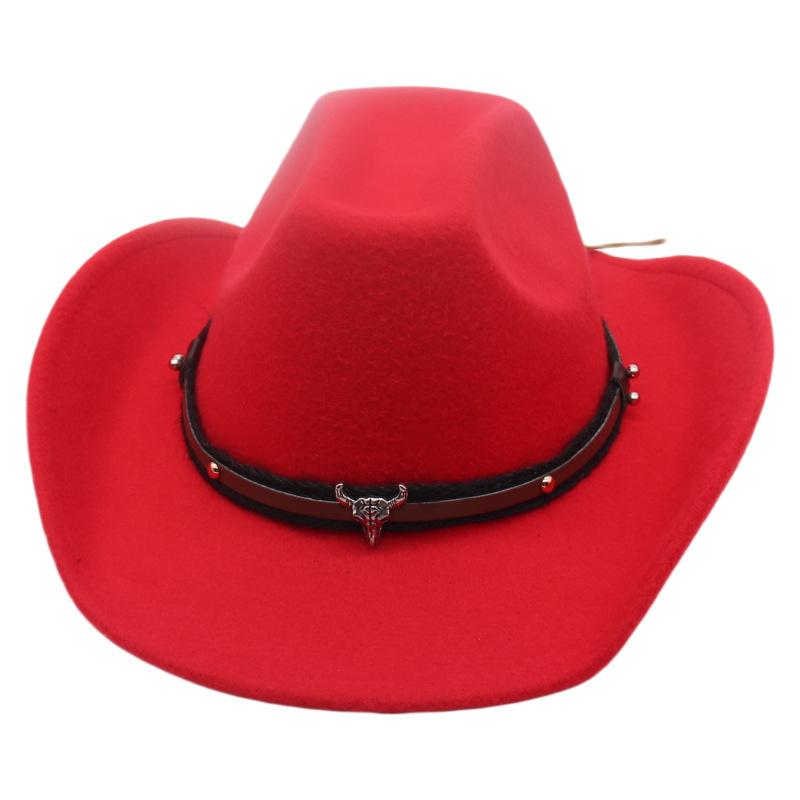 British Celebrity Style High-End Top Hat Tibetan Bull Head Accessories Travel Mountaineering Sun Protection Hat