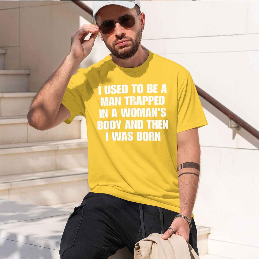 I Used To Be Unisex Trapped In A Unisexs Body And Then Tshirt Summer Shortsved Breathable Sweatwking Versatile Fashion 2026 New