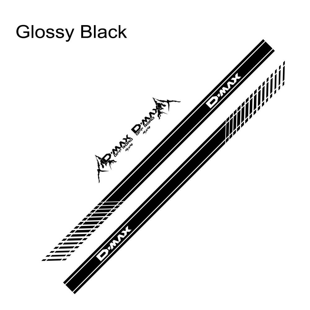 Car Stickers For Isuzu D Max Dmax D-Max Pickup Door Stripes Side Decals Truck Bed Side Mountain Decor Cover Auto Accessories