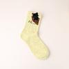 Ladies Spring and Summer Cartoon Funny Cute College Tube Socks