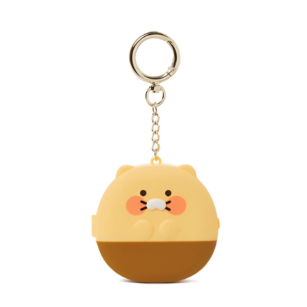 

Kakao Friends Chunshik Pill Case Keychain Portable Medicine Organizer Cute Travel Pocket Keyring