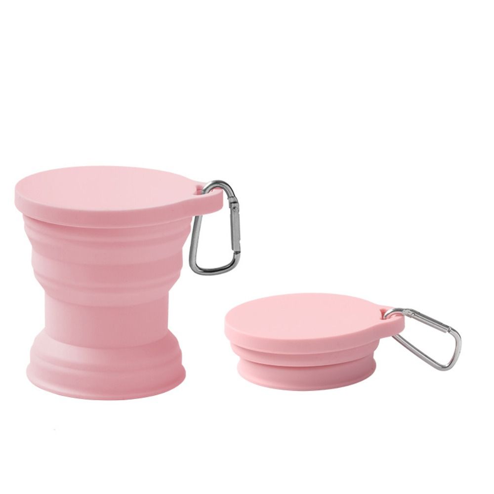 Portable Retractable Folding Cup 250ml Outdoor Coffee Handcup Drinkware Mini Water Glass  Camp