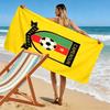 Cameroonian Football Federation Print Beach Towel, Large Soft Quick Dry Towel for Beach Camping Swimming