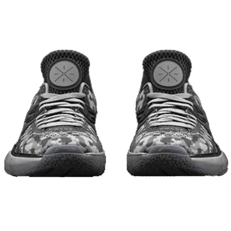 Li Ning Wow 5 Wade Way 5 Low Top Basketball Shoes Men Sneaker Gray Black ABAM057-11