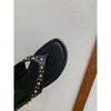 Retro Thick-soled Flip-flops Shoes for Women's Outer Wear Summer Versatile Vacation Sandals Beach Flat-bottomed Cool Slippers