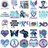 50 Suicide Awareness Graffiti Stickers Personalized Decoration Guitar Notebook Suitcase DIY Waterproof Explosive