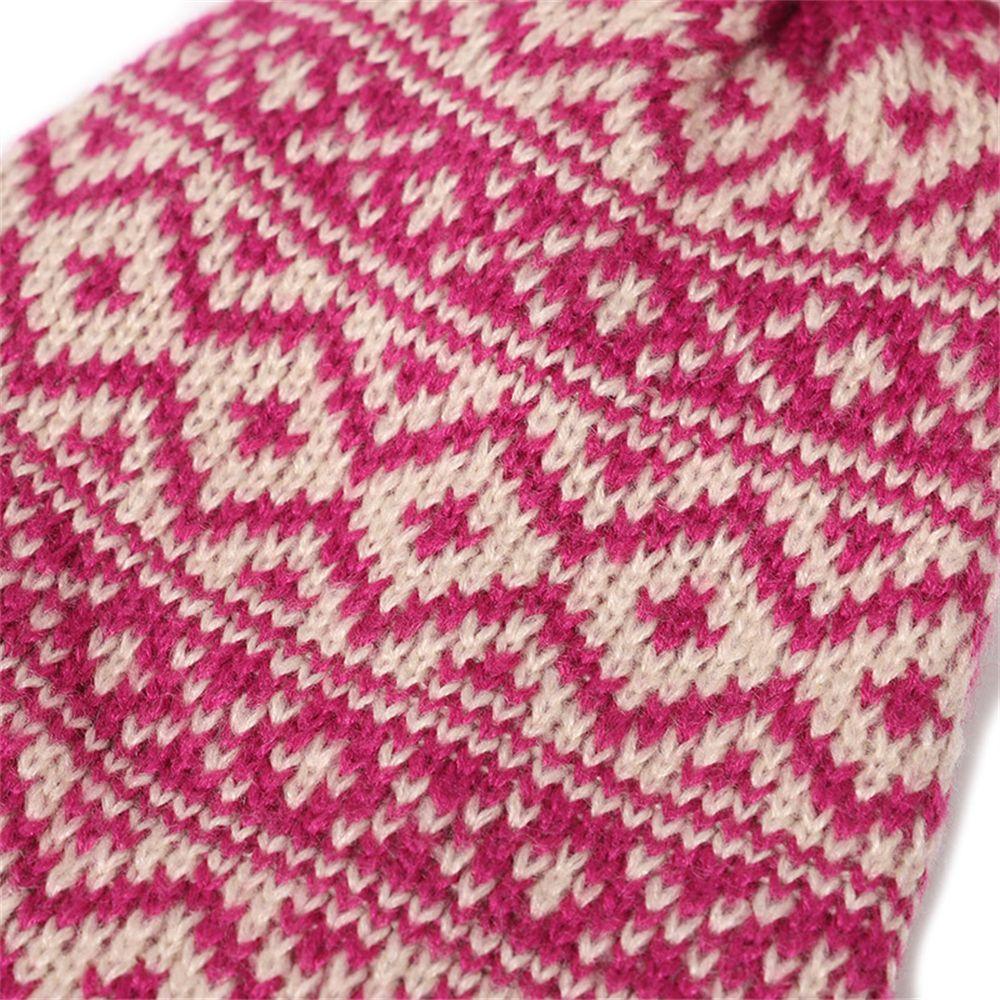 Unisex Mens Womens Pom Wooly Cap Pom Pom Hat Knitted Beanie Cap Cable Bobble Hat