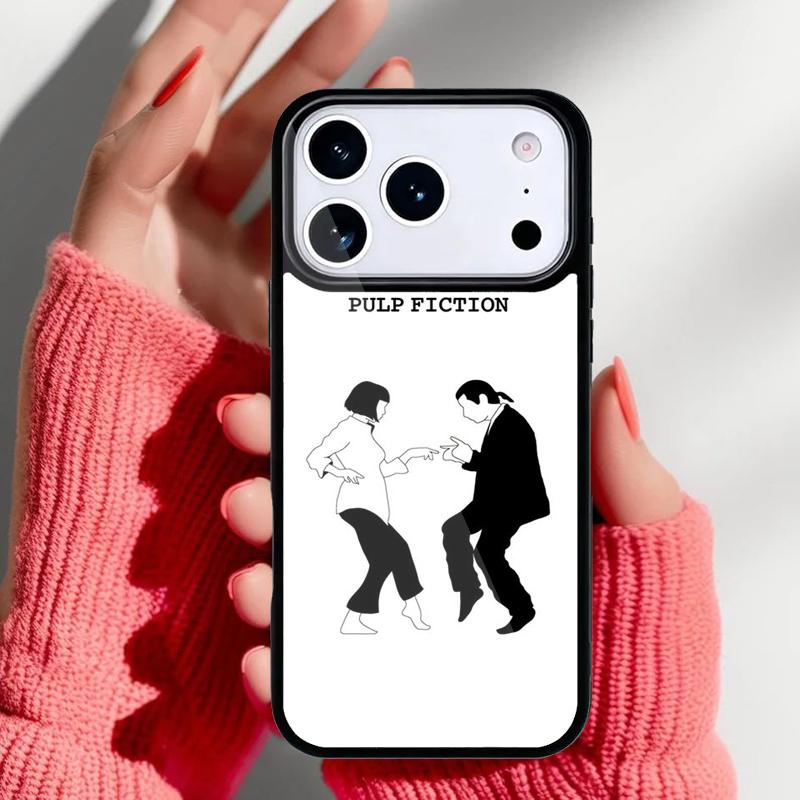 Pulp Fiction Dance Phone Case for iPhone 17 Air 16e 15 14 13 Pro Max Back Cover for 12 11 Pro Coque
