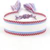 Ethnic Style Woven Bracelet with Embroidered Tassels - D Family DIY Promotion Wristband