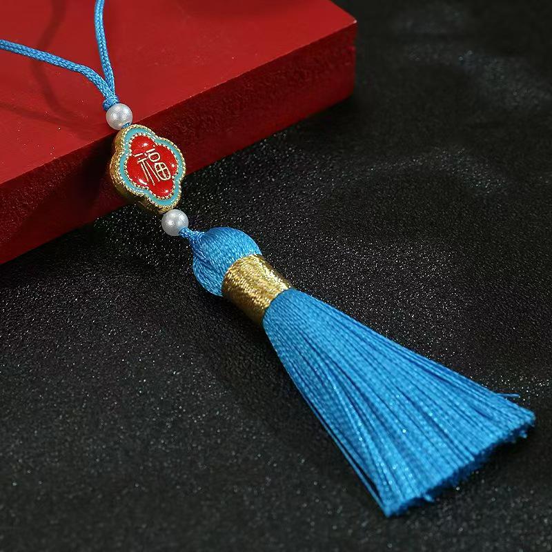 5,5 cm Legierung Quaste USB-Stick & Handykette Lesezeichen im antiken Stil