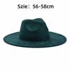 Artificial Suede Western Cowboy Hat Mujer Style Felt Jazz Hats New Roll Brim Cowgirl Cap  Men Women