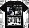 Saw Horror Movie Tshirt Cary Elwes Tobin Bell James Wan Leigh Whannell Charlie C